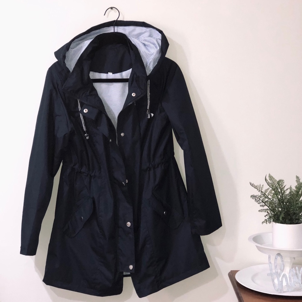 Navy Blue Rain jacket